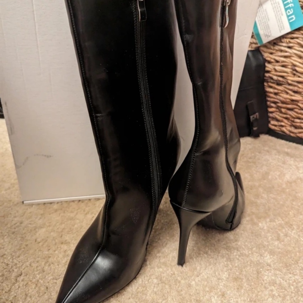 Justin Boots Black Heeled Women's Boots